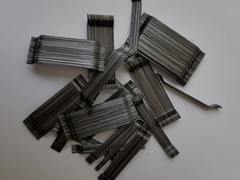 SDS-05535 0.55mm Diameter 35mm Length Glued Steel Fiber Supplier